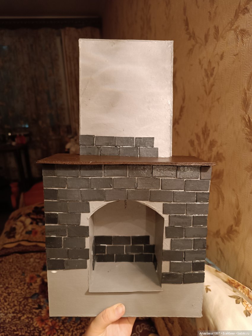 Строим камин — Кукольная миниатюра своими руками: еда