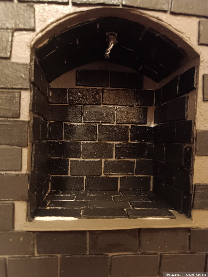 Строим камин — Кукольная миниатюра своими руками: еда