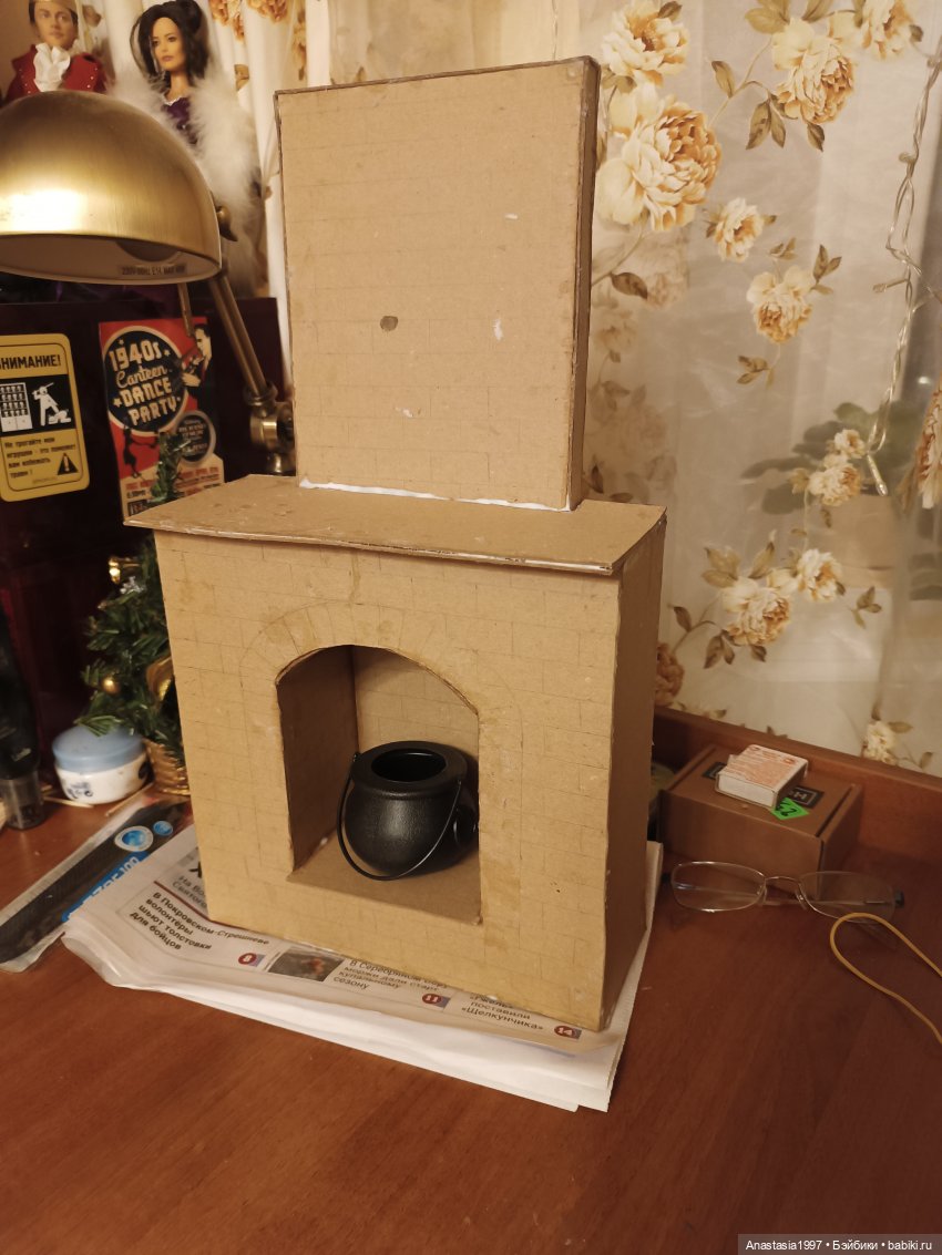 Строим камин — Кукольная миниатюра своими руками: еда (фото 8)