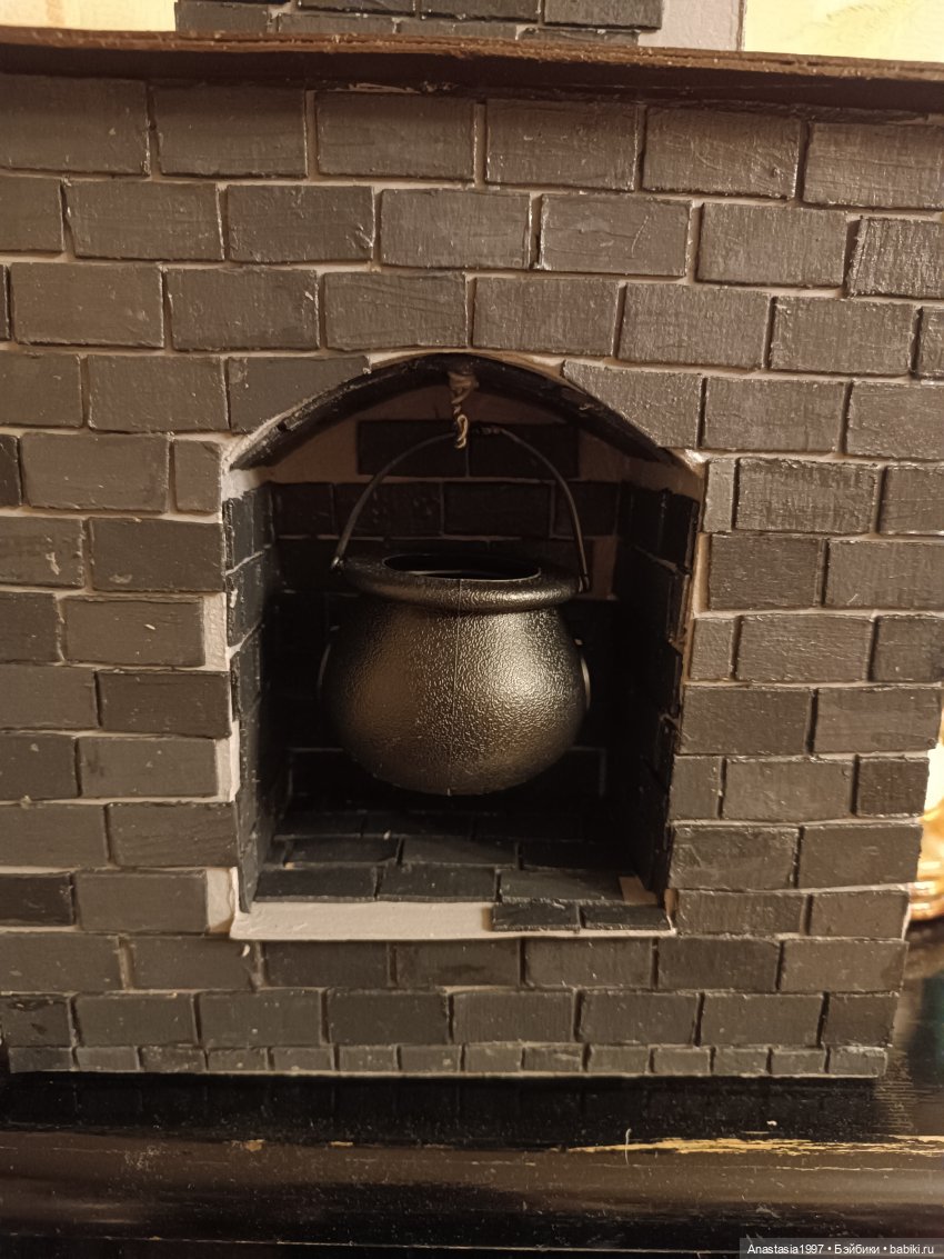 Строим камин — Кукольная миниатюра своими руками: еда