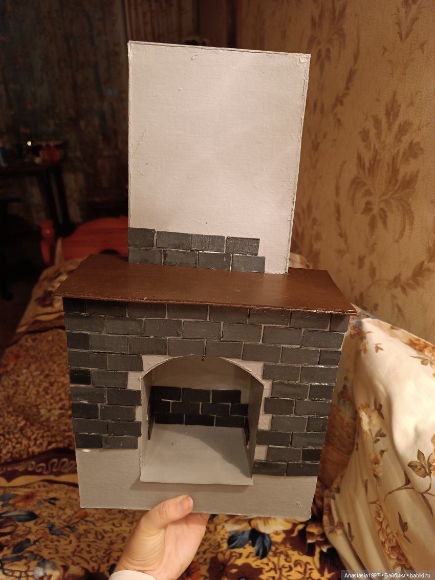 Строим камин — Кукольная миниатюра своими руками: еда