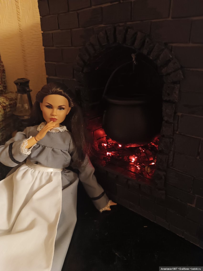 Строим камин — Кукольная миниатюра своими руками: еда