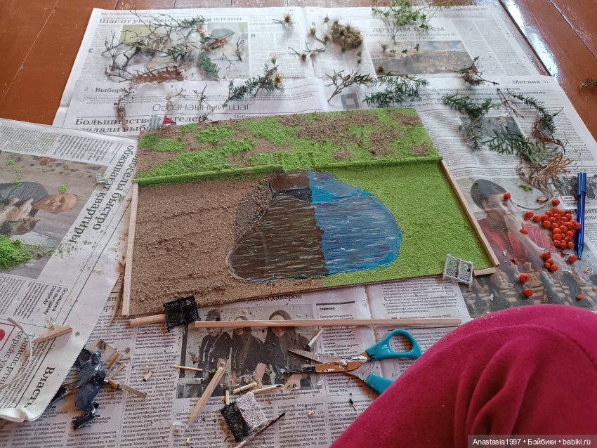 Создание диорамы сказочной школы (фото 2)