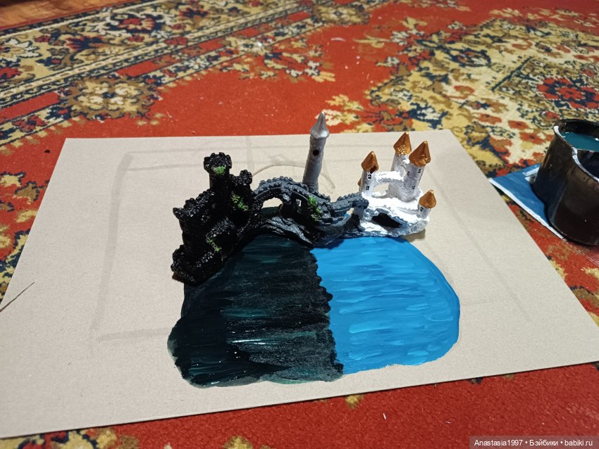 Создание диорамы сказочной школы