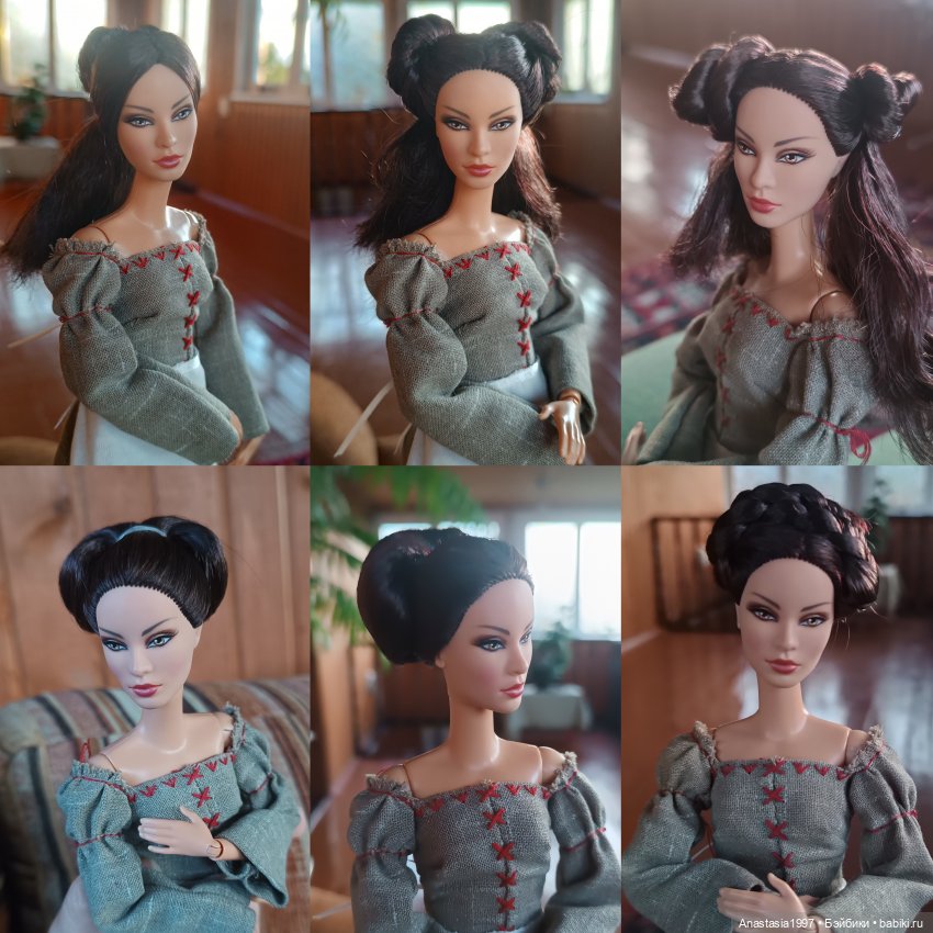 Прически за 5 минут — Волосы и парики для кукол: МК