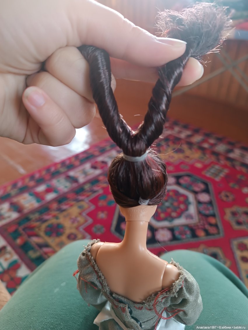 Прически за 5 минут — Волосы и парики для кукол: МК (фото 9)