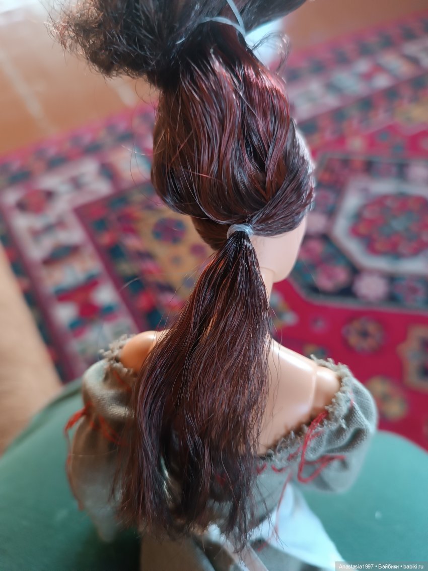 Прически за 5 минут — Волосы и парики для кукол: МК (фото 6)