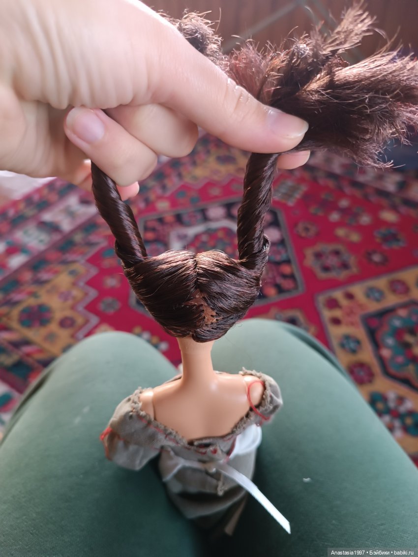 Прически за 5 минут — Волосы и парики для кукол: МК