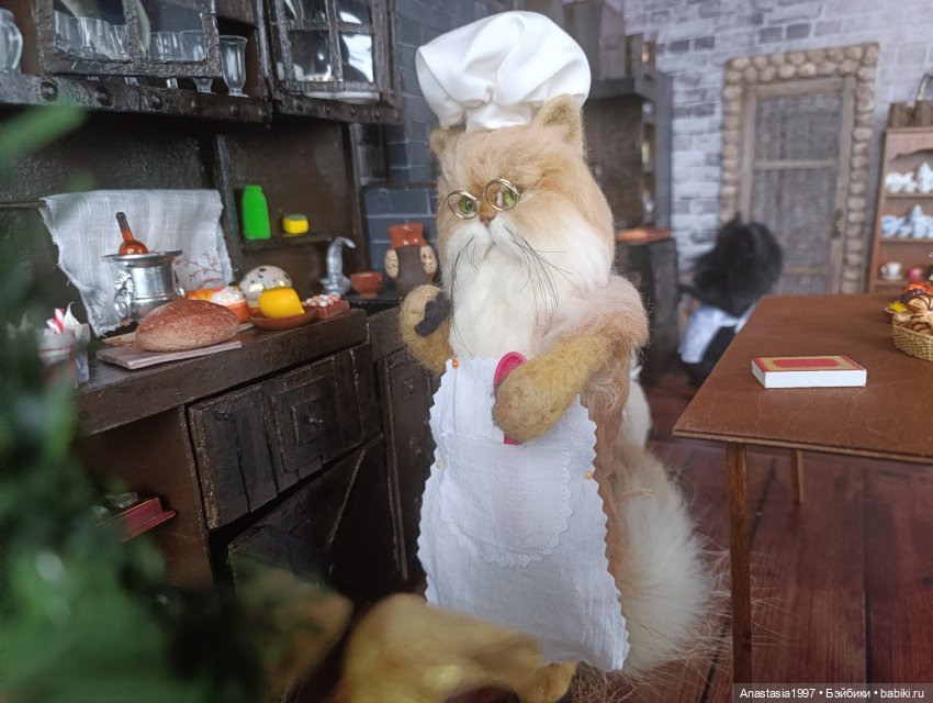 Званый обед — Авторские куклы из шерсти (валяние): сухое