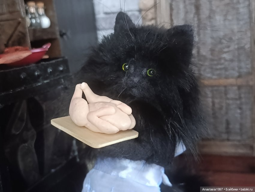 Званый обед — Авторские куклы из шерсти (валяние): сухое (фото 10)