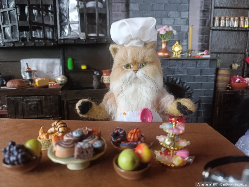 Званый обед — Авторские куклы из шерсти (валяние): сухое (фото 7)