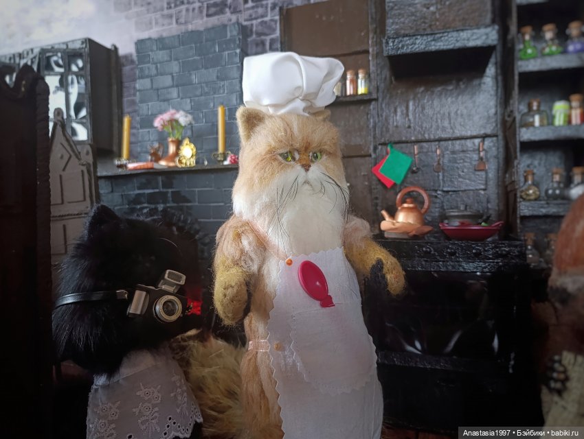 Званый обед — Авторские куклы из шерсти (валяние): сухое