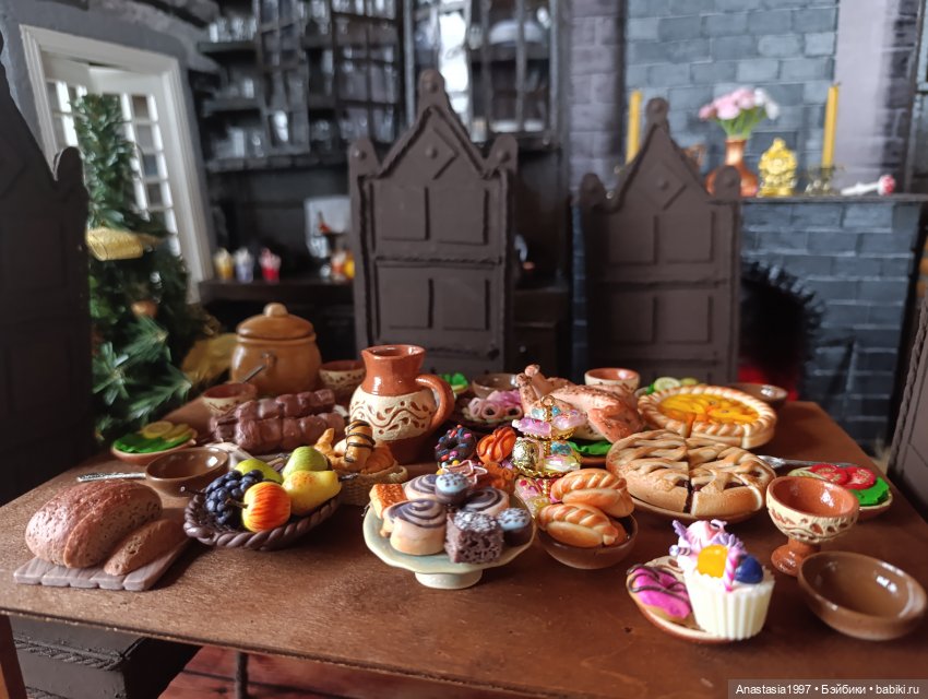 Званый обед — Авторские куклы из шерсти (валяние): сухое