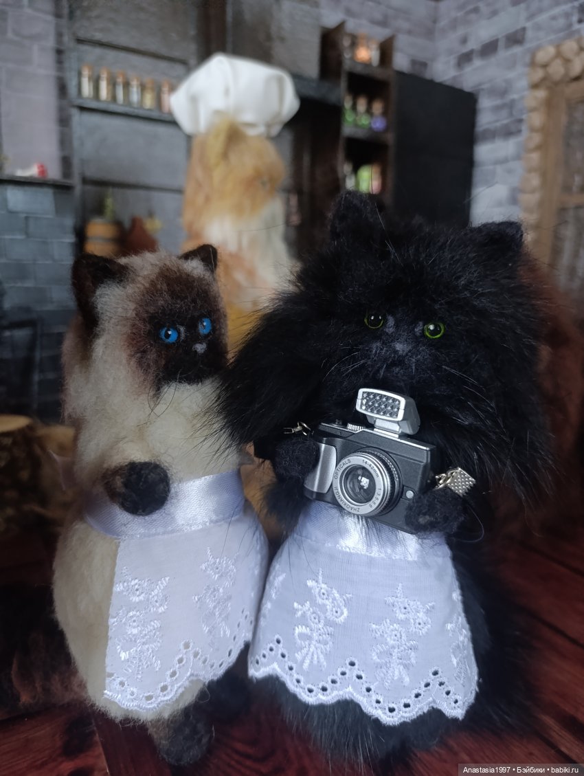 Званый обед — Авторские куклы из шерсти (валяние): сухое