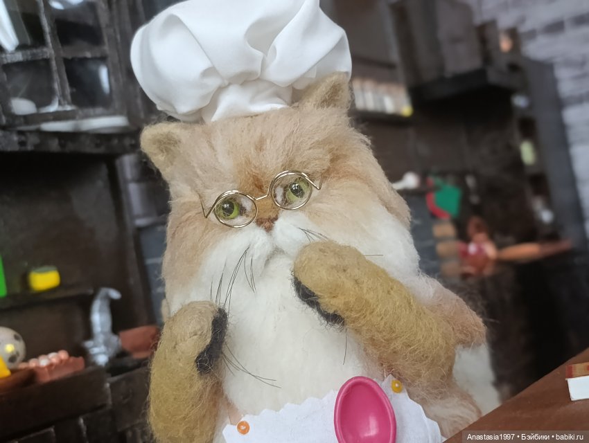 Званый обед — Авторские куклы из шерсти (валяние): сухое