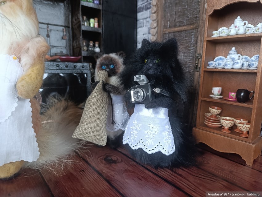 Званый обед — Авторские куклы из шерсти (валяние): сухое (фото 2)