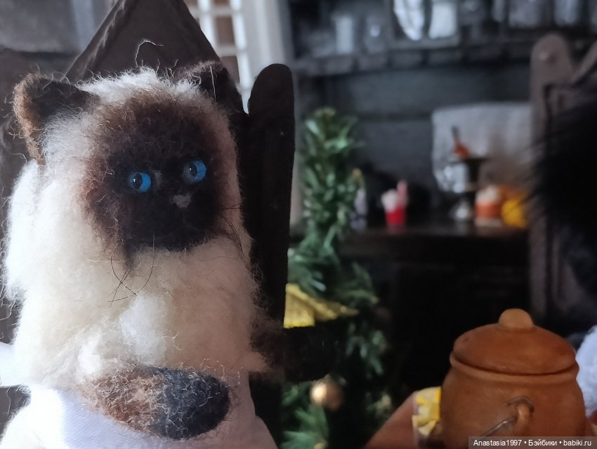 Званый обед — Авторские куклы из шерсти (валяние): сухое