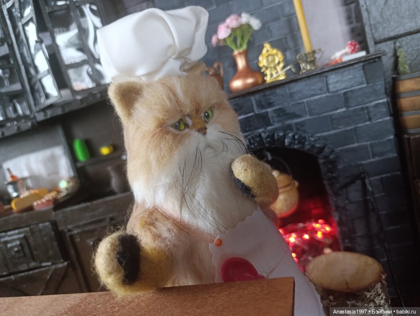 Званый обед — Авторские куклы из шерсти (валяние): сухое (фото 5)