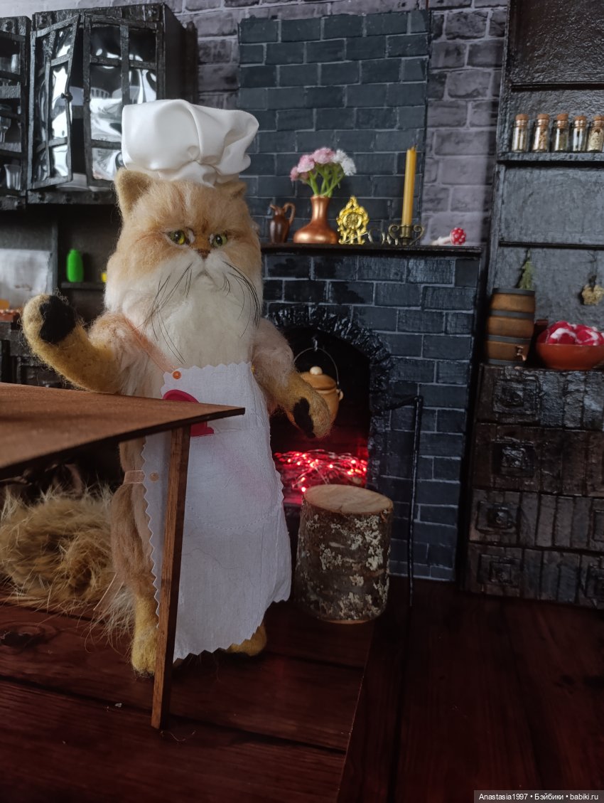 Званый обед — Авторские куклы из шерсти (валяние): сухое (фото 3)