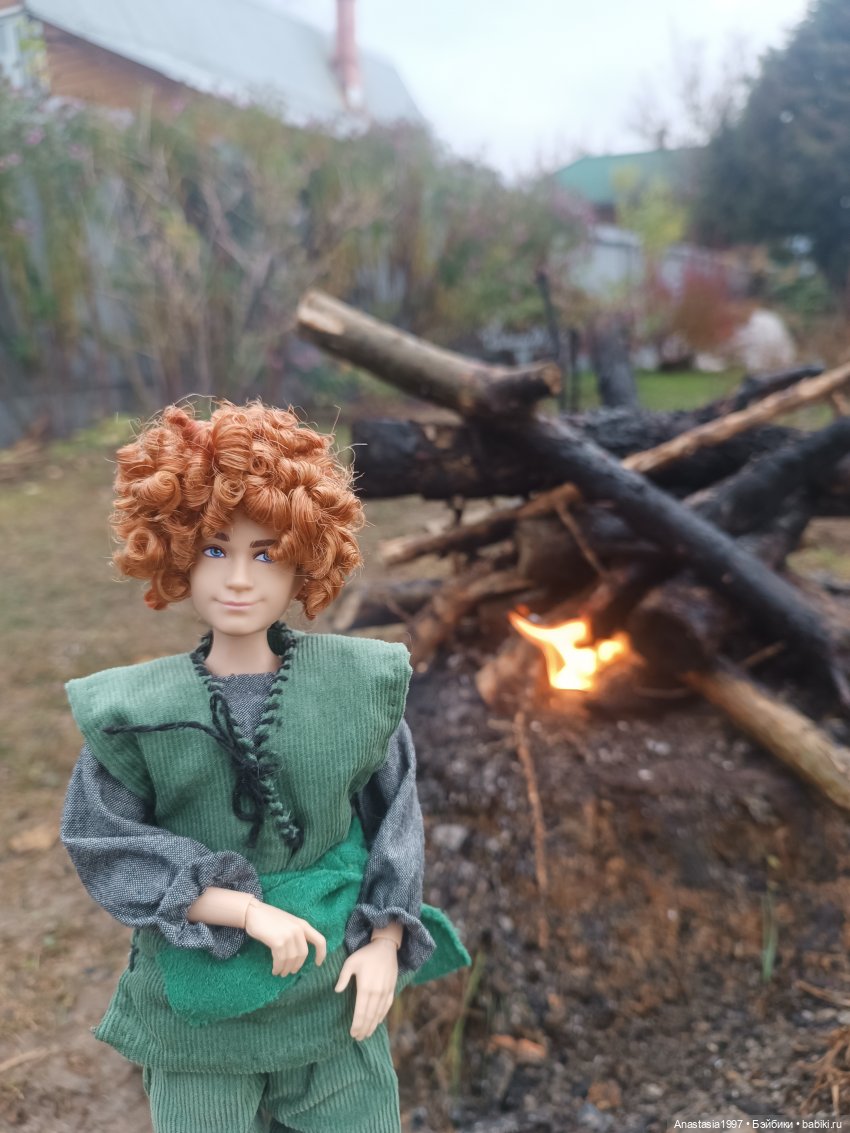 Осенняя прогулка Гарри — Куклы Harry Potter (Гарри Поттер) Mattel: Wizarding World (фото 9)