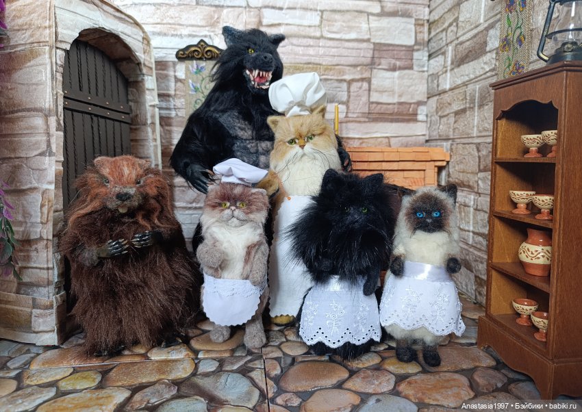 Миссия Пряника — Валяные игрушки из шерсти: сухое валяние