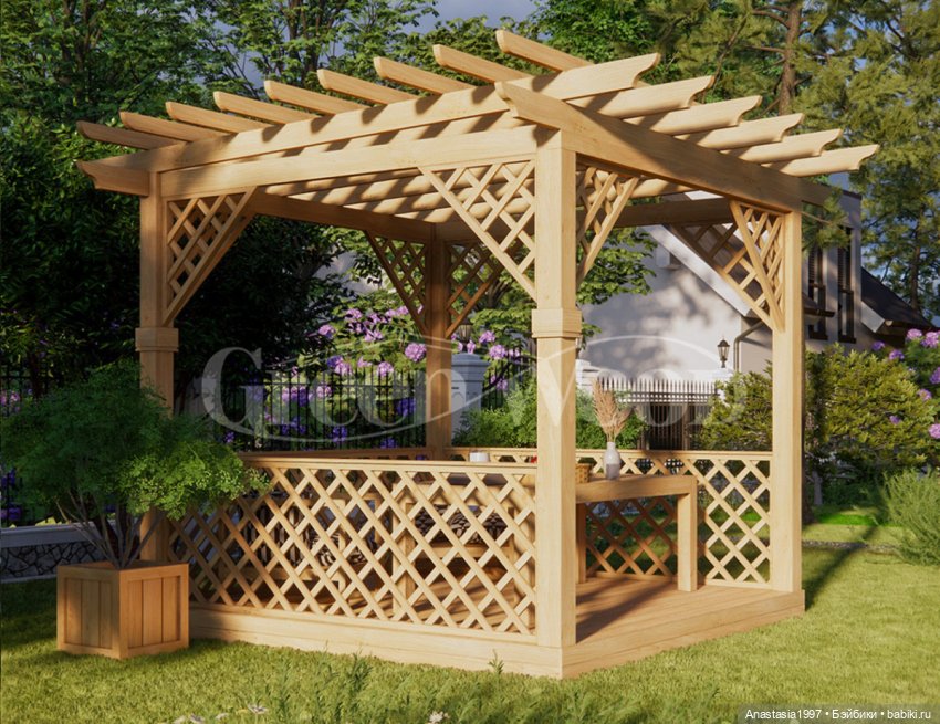 Пергола для королевского сада