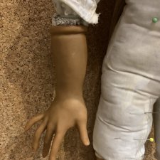 Делаю новые ручки для куклы 70см, помогите советом