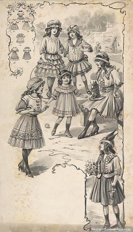 Платье для антикварной куклы: вторая попытка (фото 7)