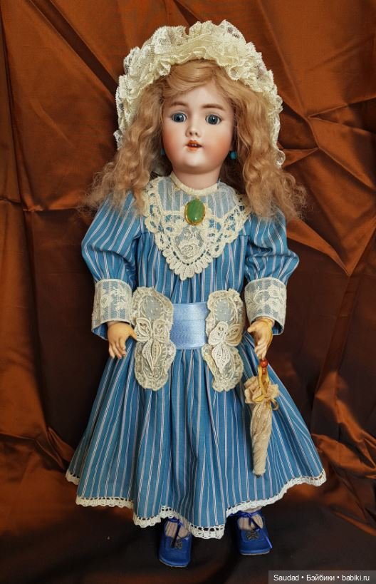 Платье для антикварной куклы: вторая попытка (фото 8)