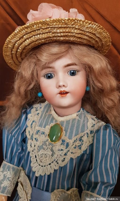 Платье для антикварной куклы: вторая попытка (фото 10)