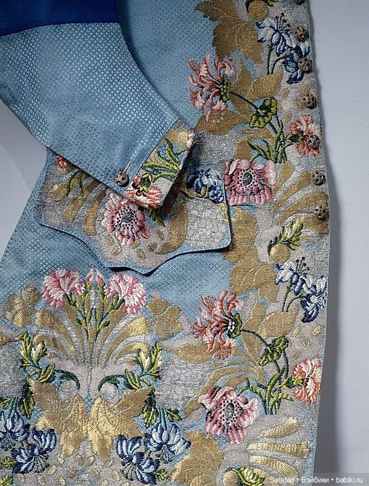 Платье на французский манер или наряды придворных кавалеров второй половины XVIII века | Бэйбики Платье на французский манер или наряды придворных кавалеров второй половины XVIII века