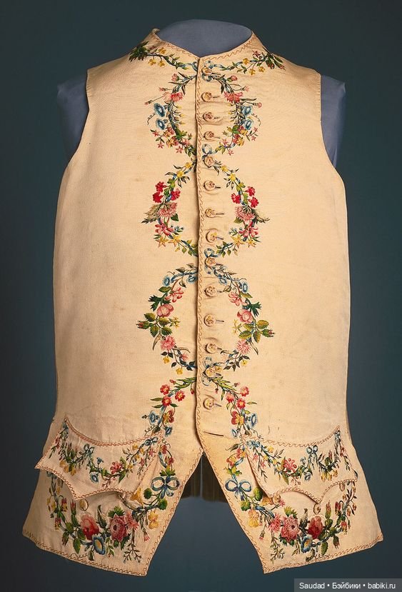 Платье на французский манер или наряды придворных кавалеров второй половины XVIII века | Бэйбики Платье на французский манер или наряды придворных кавалеров второй половины XVIII века