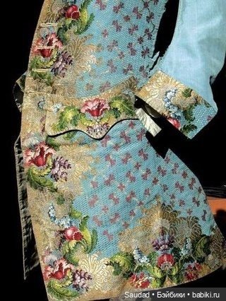 Платье на французский манер или наряды придворных кавалеров второй половины XVIII века | Бэйбики Платье на французский манер или наряды придворных кавалеров второй половины XVIII века