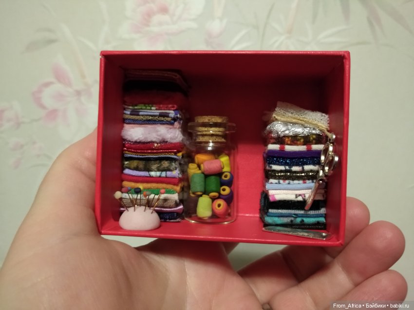 Любимая полочка швеи — Кукольная миниатюра своими руками: еда (фото 3)