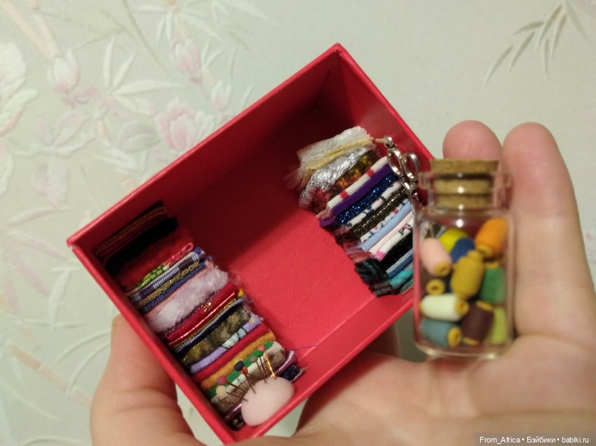 Любимая полочка швеи — Кукольная миниатюра своими руками: еда (фото 7)