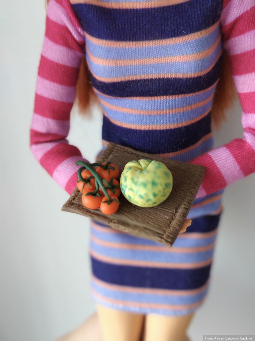 Любимая пластика — Кукольная миниатюра своими руками: еда