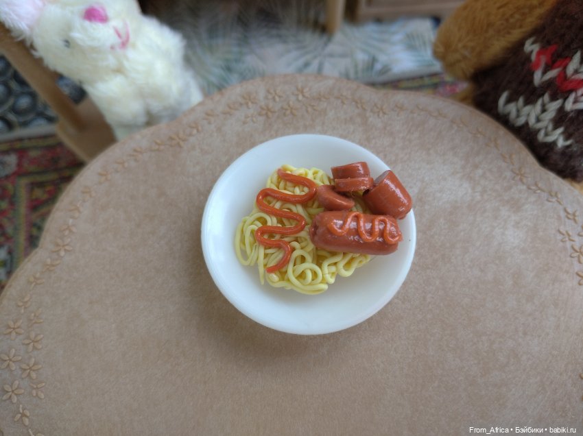 Любимая пластика — Кукольная миниатюра своими руками: еда