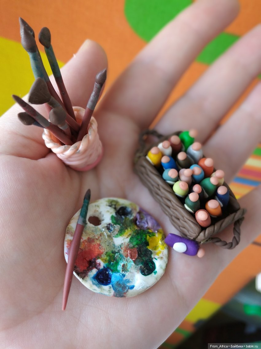 Любимая пластика — Кукольная миниатюра своими руками: еда