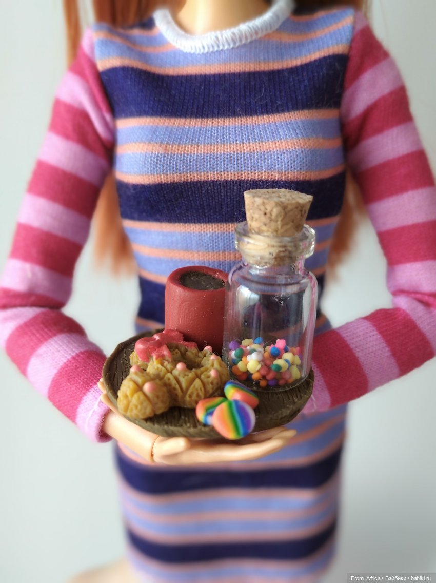 Любимая пластика — Кукольная миниатюра своими руками: еда