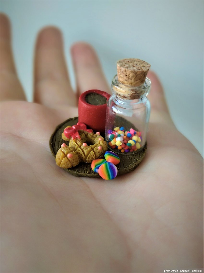 Любимая пластика — Кукольная миниатюра своими руками: еда