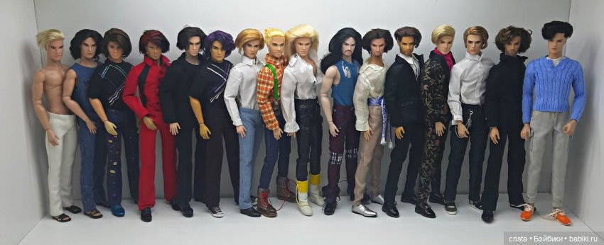 Полочки моего куклошкафа. Парни Integrity Toys. Часть 1-я