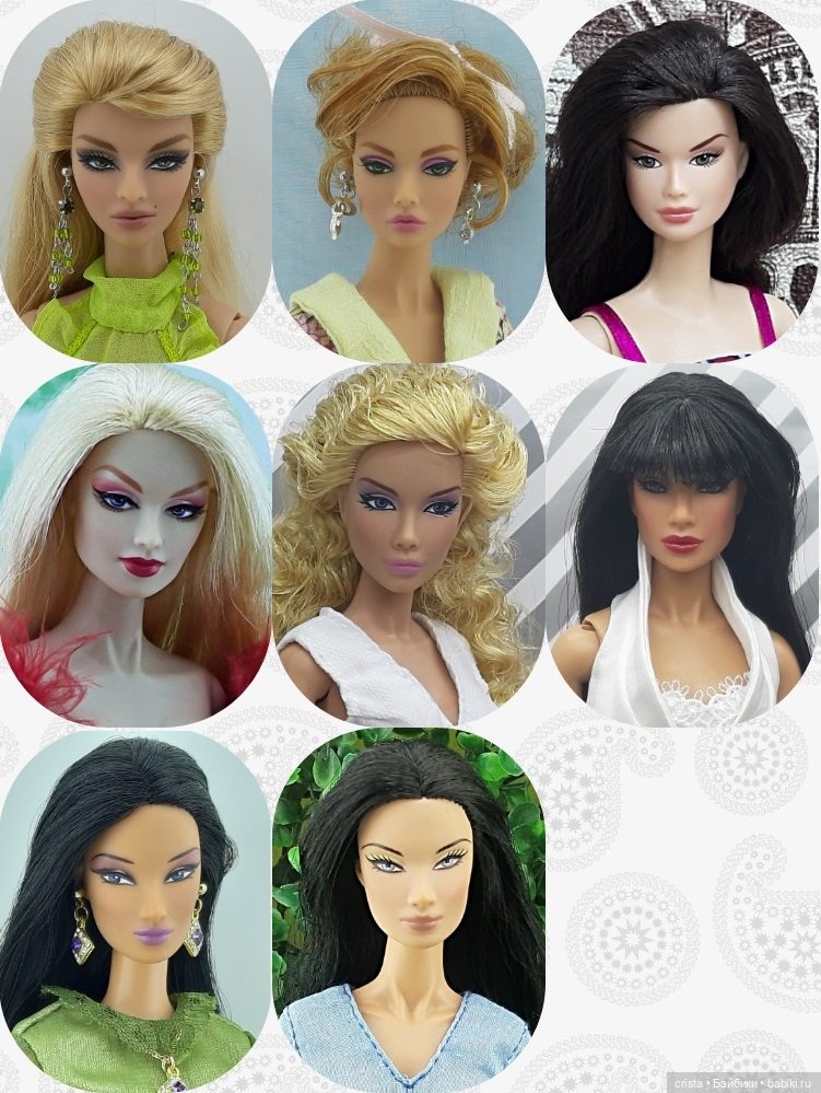 Итоги 2020-го года. Часть 2-я: моя коллекция кукол в коллажах (фото 4)