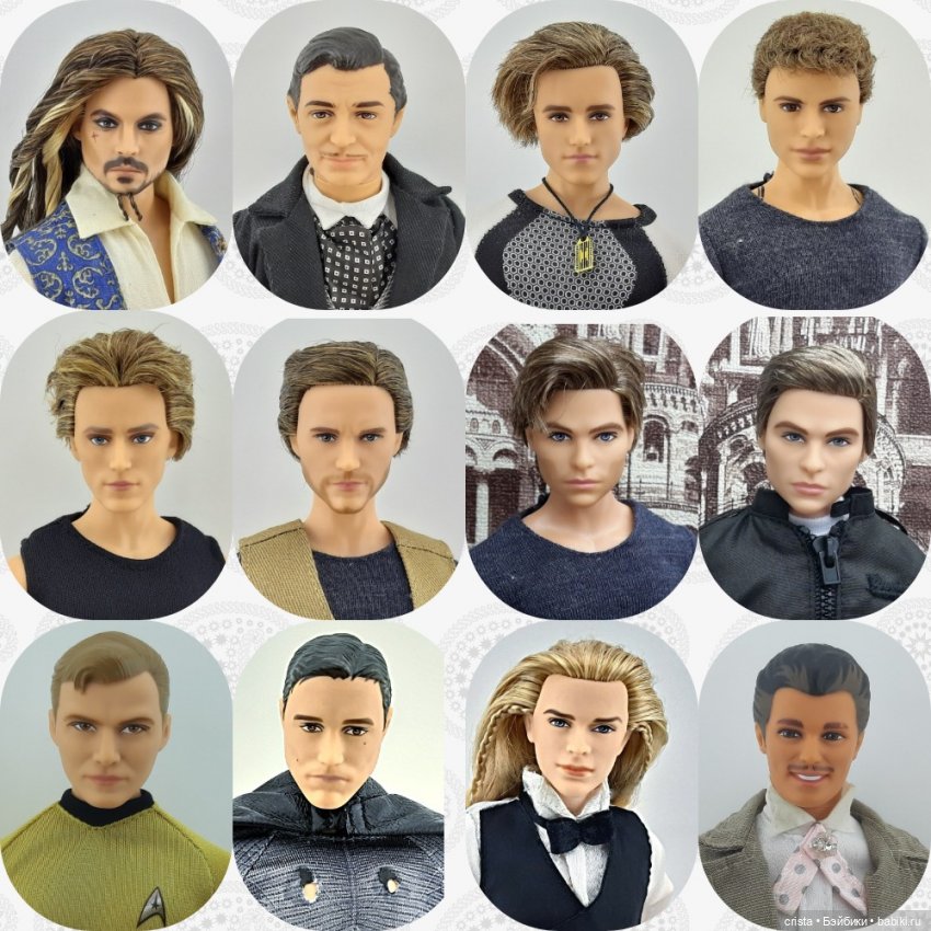 Итоги 2020-го года. Часть 2-я: моя коллекция кукол в коллажах (фото 5)