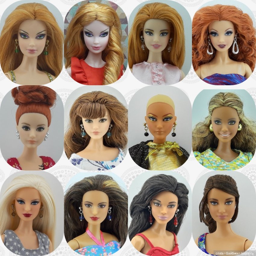 Итоги 2020-го года. Часть 2-я: моя коллекция кукол в коллажах (фото 9)