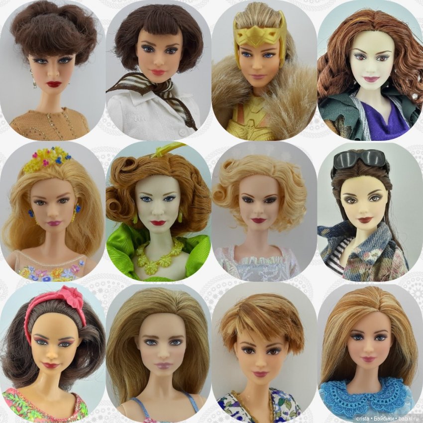 Итоги 2020-го года. Часть 2-я: моя коллекция кукол в коллажах (фото 8)
