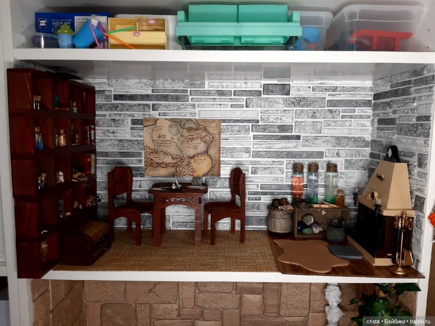 Кабинет мага. Декорации — Румбоксы и кукольные интерьеры: фото