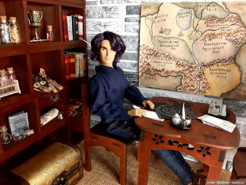 Кабинет мага. Декорации — Румбоксы и кукольные интерьеры: фото