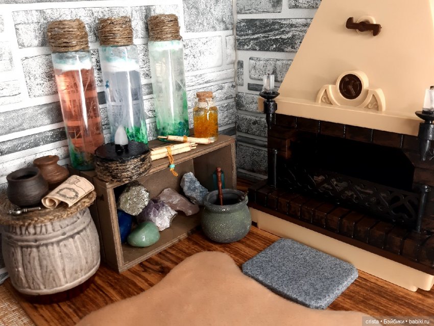 Кабинет мага. Декорации — Румбоксы и кукольные интерьеры: фото (фото 6)