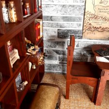 Кабинет мага. Декорации