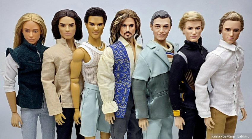 Кукломужчины Mattel на телах Integrity Toys